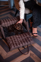 DuSaMe - Hundetragetasche - Donna - Braun
