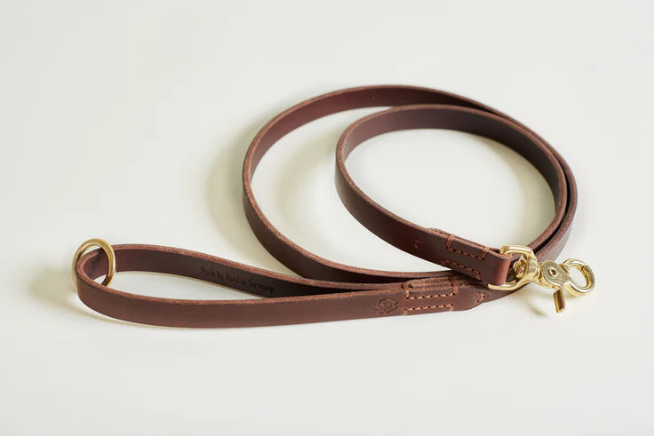 DOG LEAD CLASSIC CHESTNUT (80cm / 2,0cm)