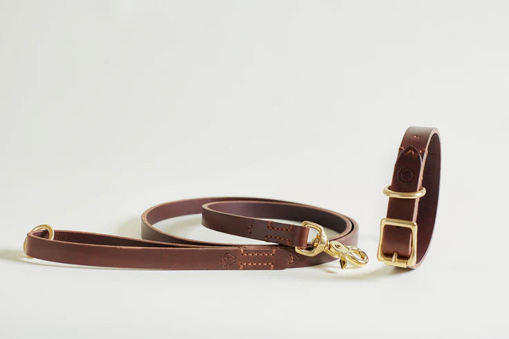 DOG LEAD CLASSIC CHESTNUT (80cm / 2,0cm)