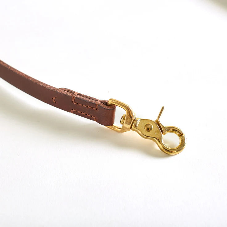 DOG LEAD CLASSIC CHESTNUT (120cm / 1,5cm)