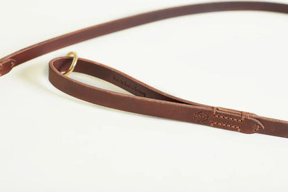 DOG LEAD CLASSIC CHESTNUT (80cm / 2,0cm)