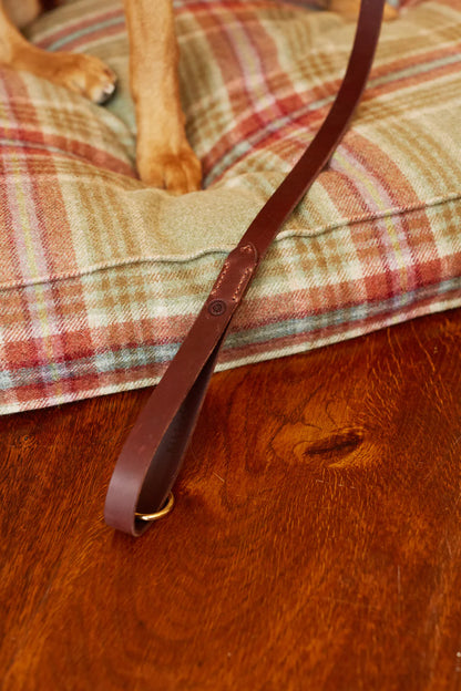 DOG LEAD CLASSIC CHESTNUT (80cm / 2,0cm)