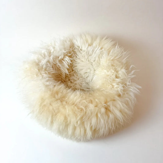 Sheep Donut Bed - Medium (80cm) - Creme